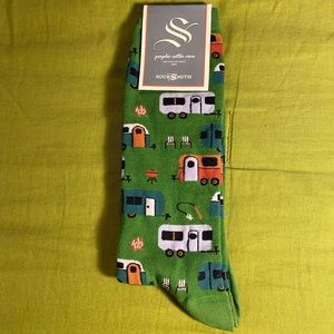 Sock smith graphic cotton crew